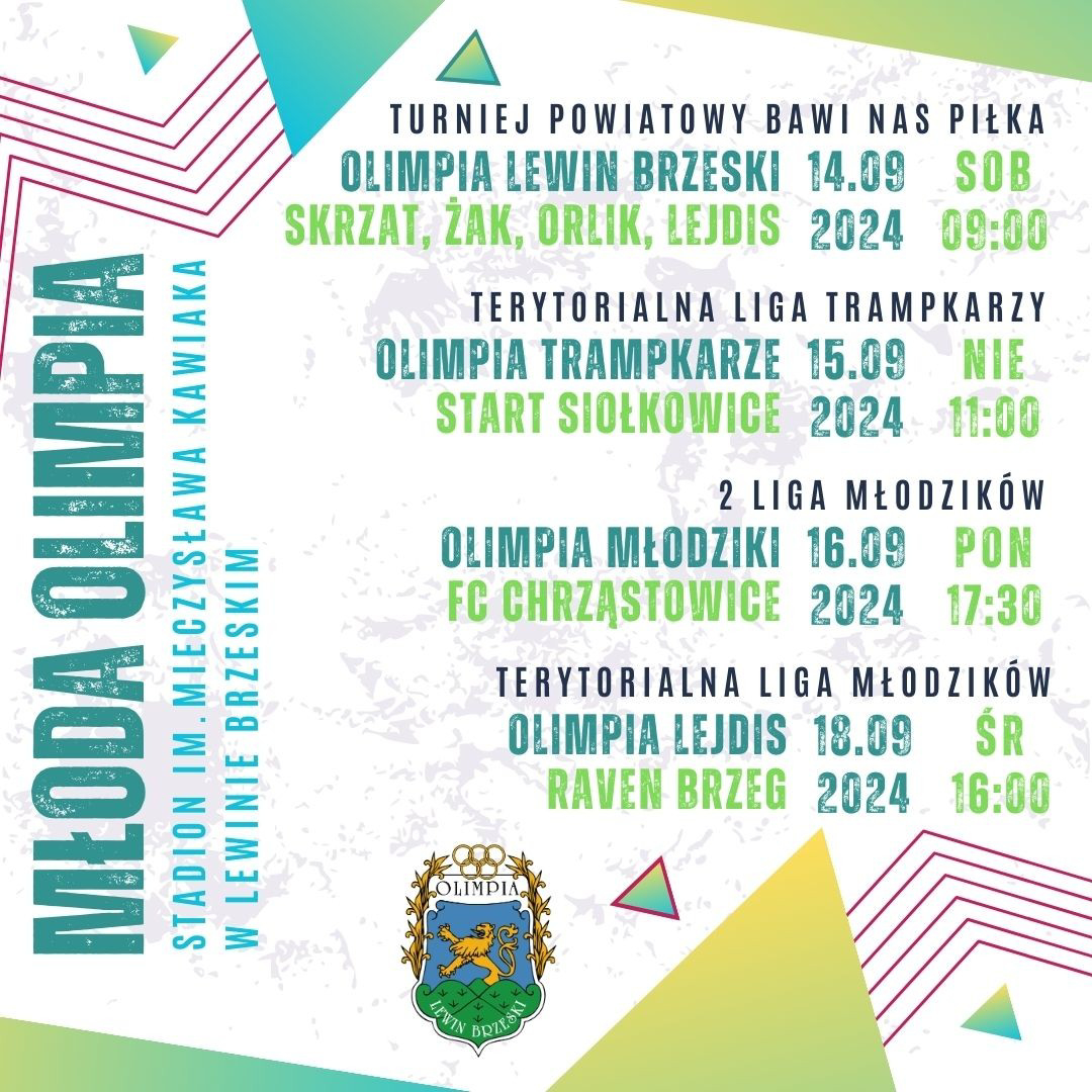 MŁODZIEŻ I AKADEMIA GRAJĄ NA OLIMPII!!!