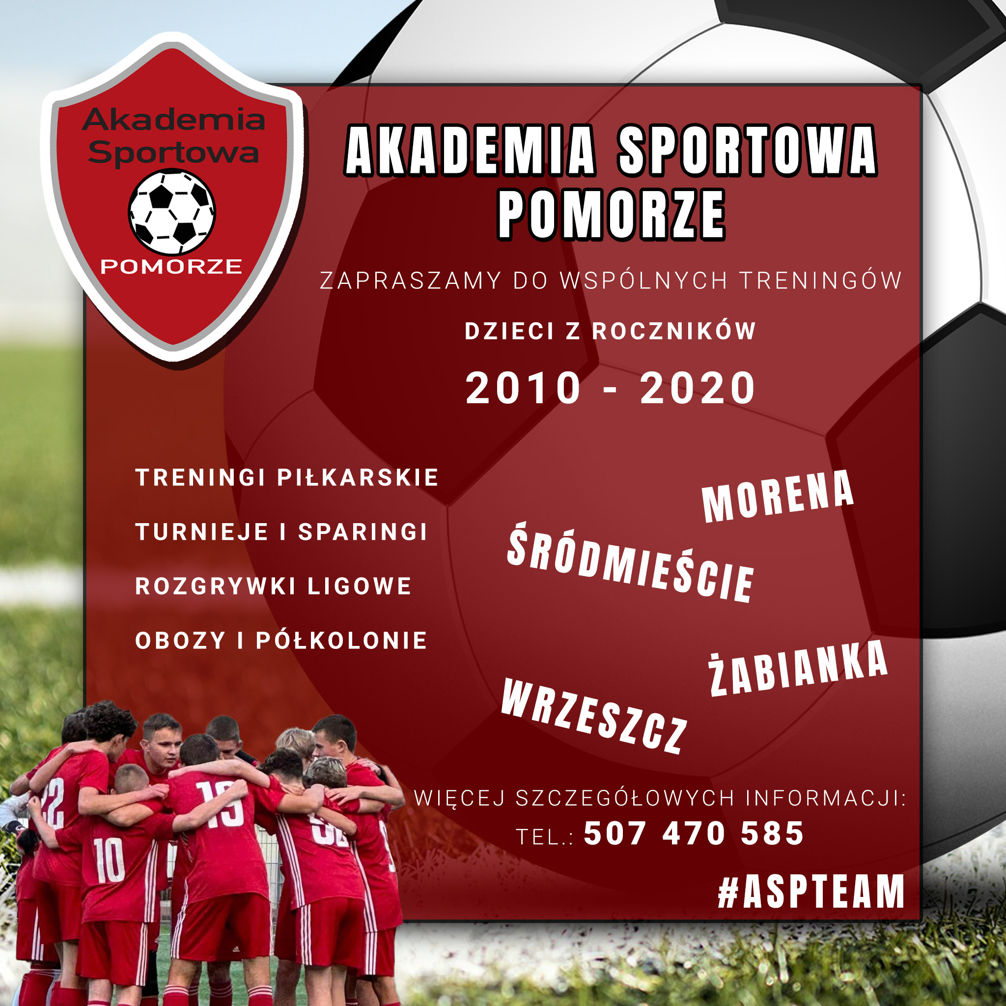 ROZPOCZYNAMY WIOSENNY NABÓR DO NASZEJ AKADEMII