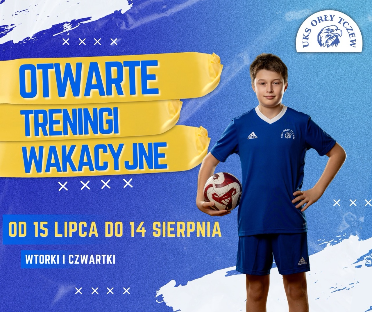 Otwarte treningi wakacyjne dla zawodników spoza klubu w UKS Orły Tczew!