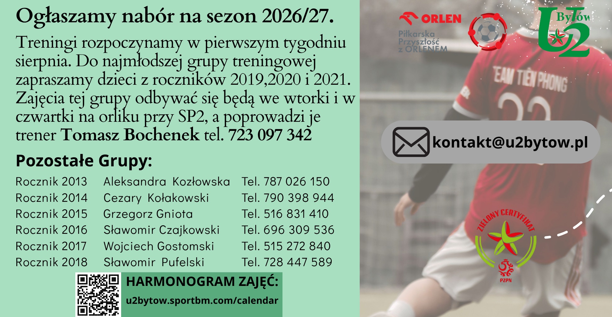 Nabór na sezon 2026/27