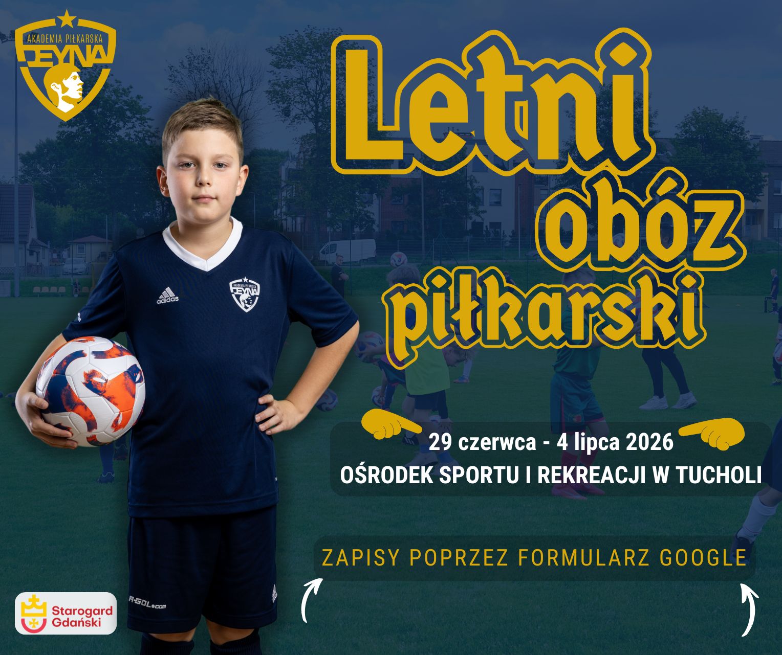 Letni obóz piłkarski w Tucholi – ZAPISY