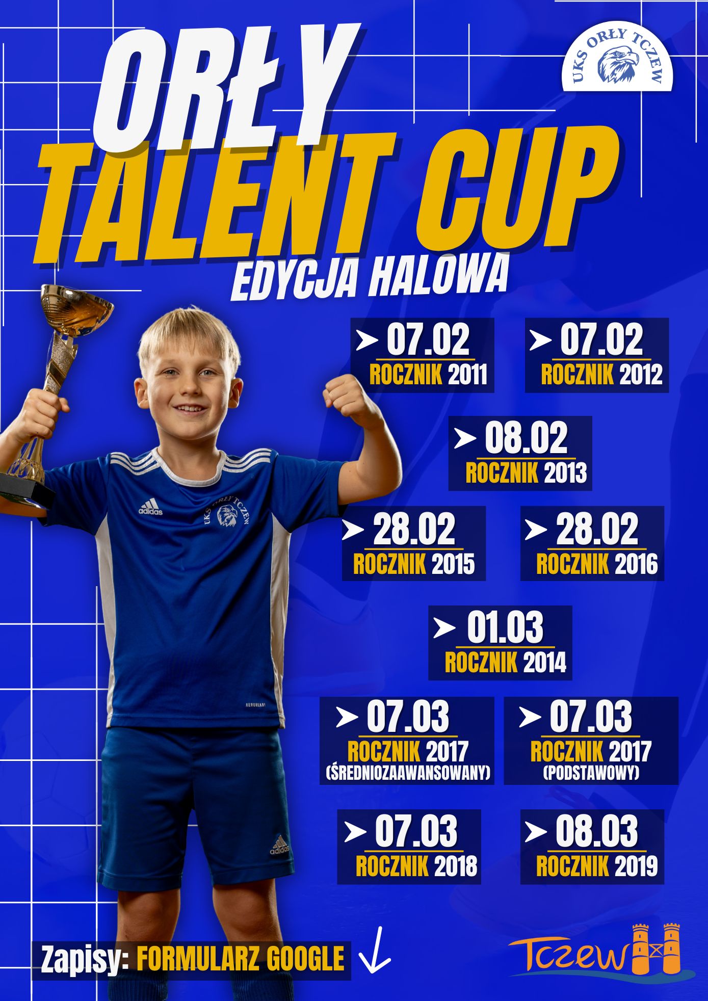 Zapisy dla drużyn na ORŁY Talent Cup – edycja halowa!
