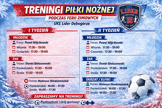 Treningi Piłkarskie podczas Ferii