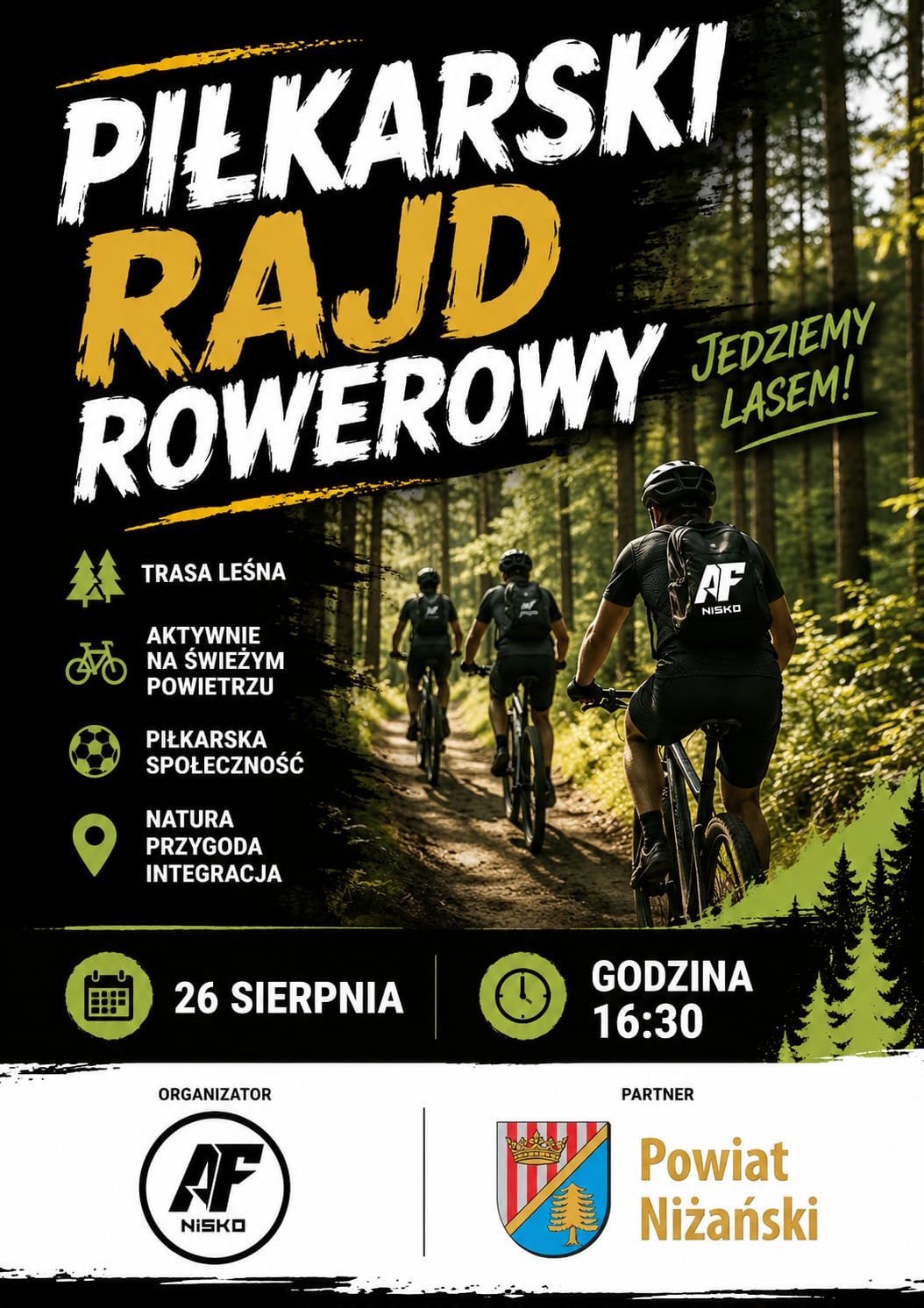 PIŁKARSKI RAJD ROWEROWY!