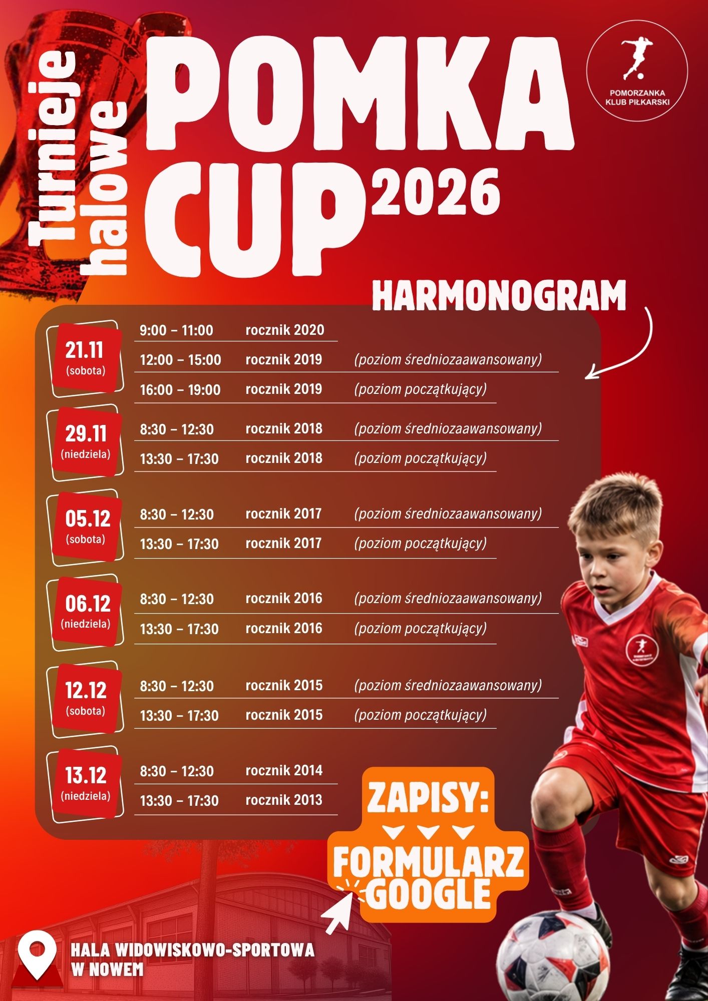 POMKA CUP 2026 edycja zimowa