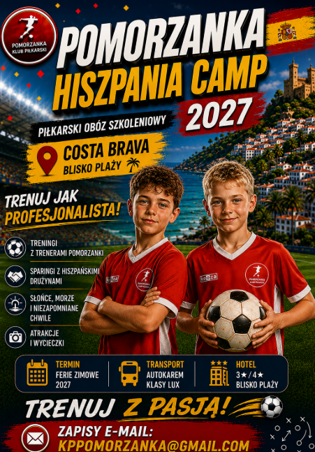Obóz Piłkarski w Hiszpanii - Ferie 2027