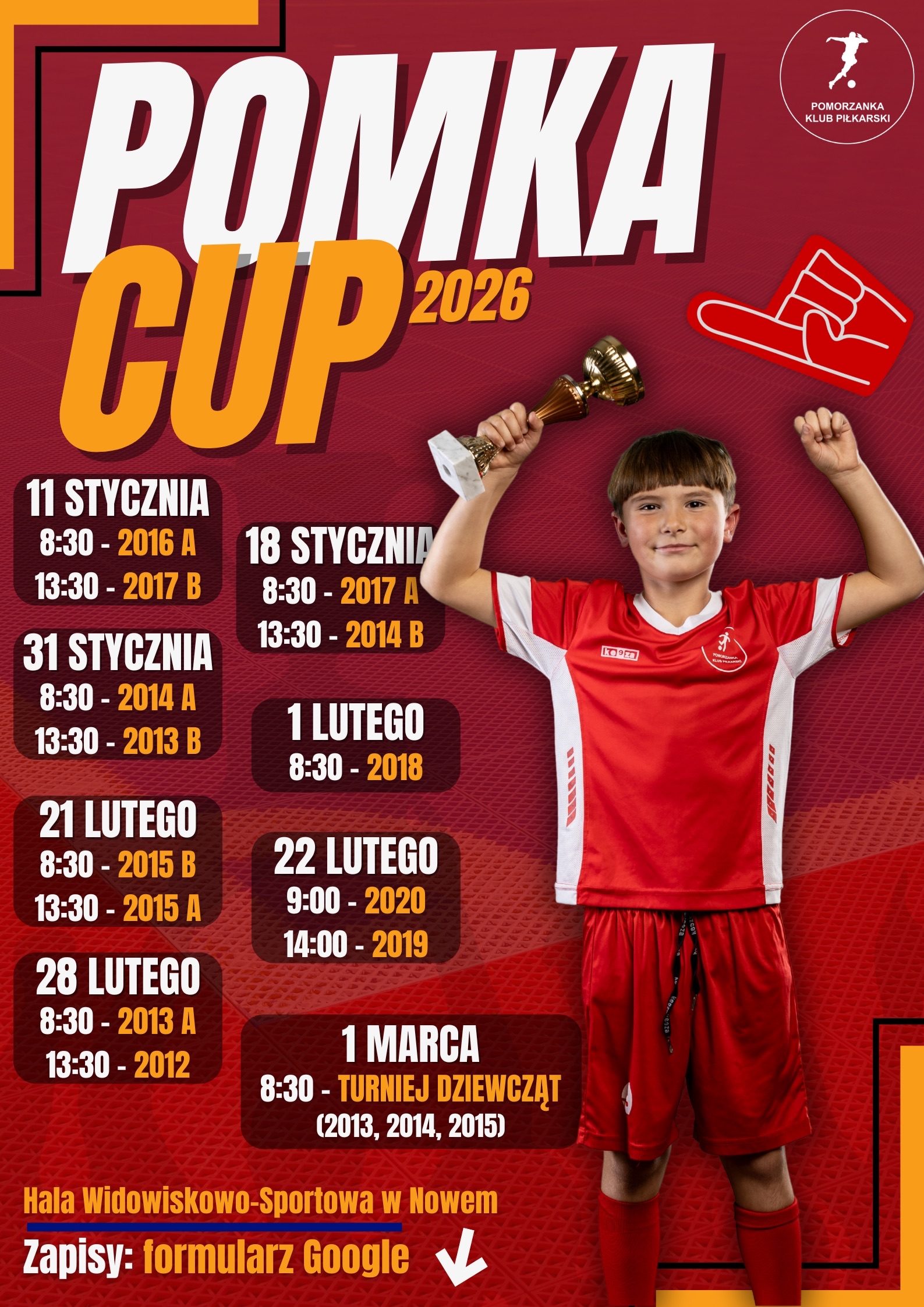 Ruszają Turnieje Halowe POMKA CUP 2026