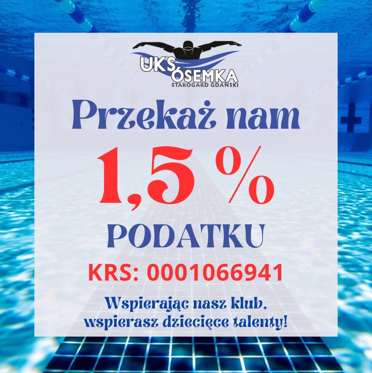 Przekaż nam 1,5 % podatku