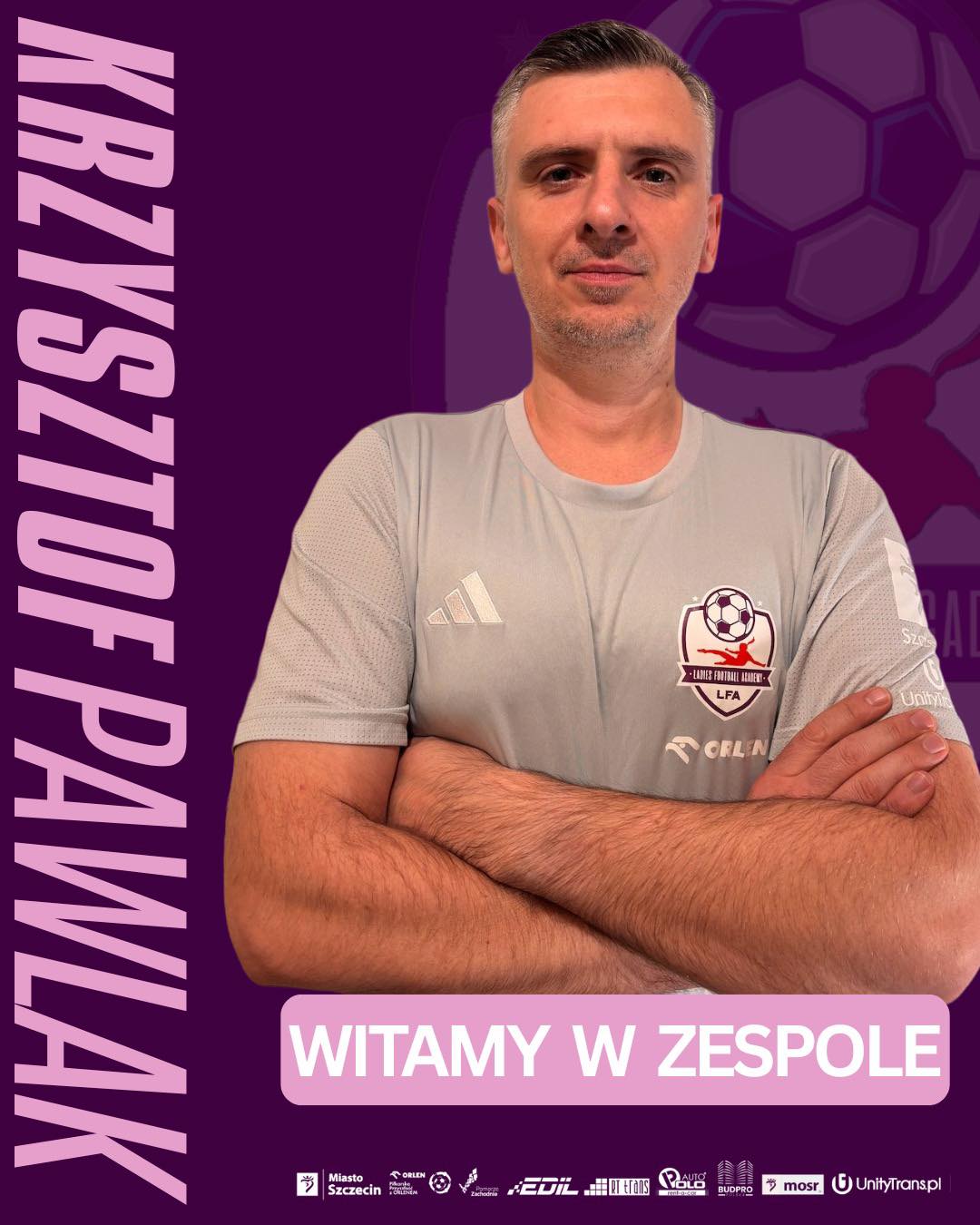 Krzysztof Pawlak trenerem LFA Szczecin