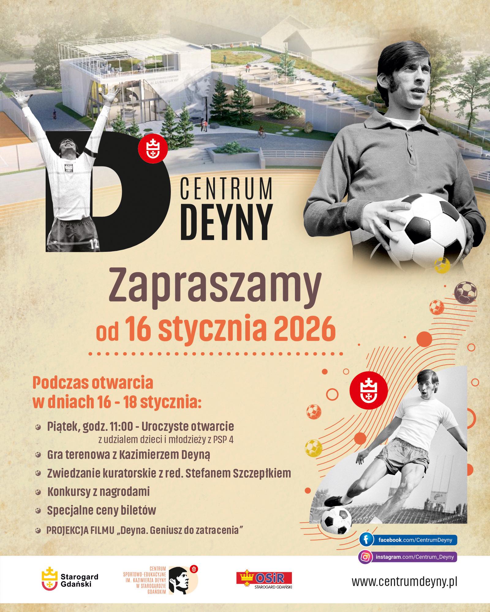 Otwarcie Centrum Sportowo-Edukacyjnego im. Kazimierza Deyny