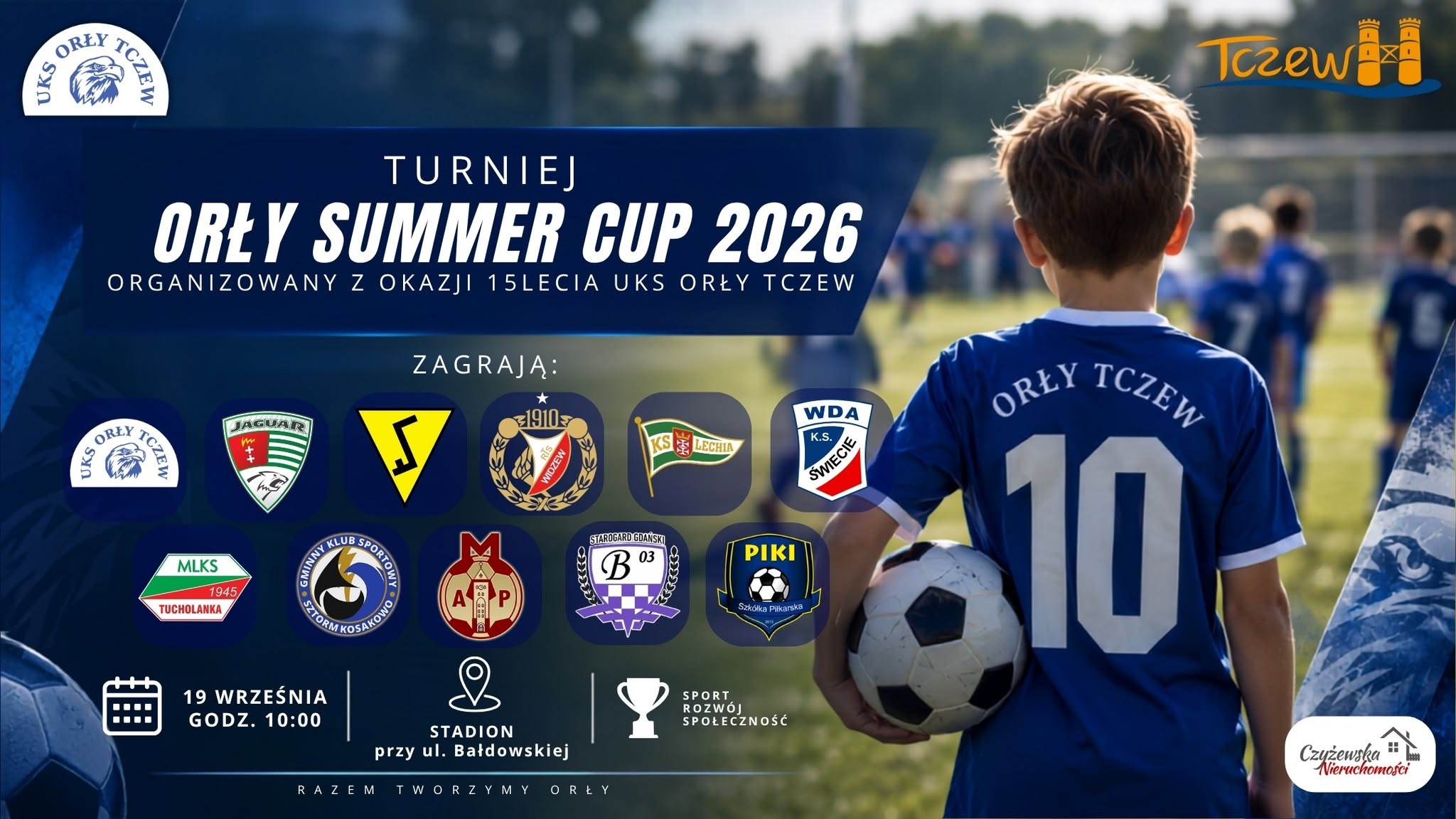 ORŁY SUMMER CUP 2026 – ŚWIĘTUJEMY 15-LECIE UKS ORŁY TCZEW