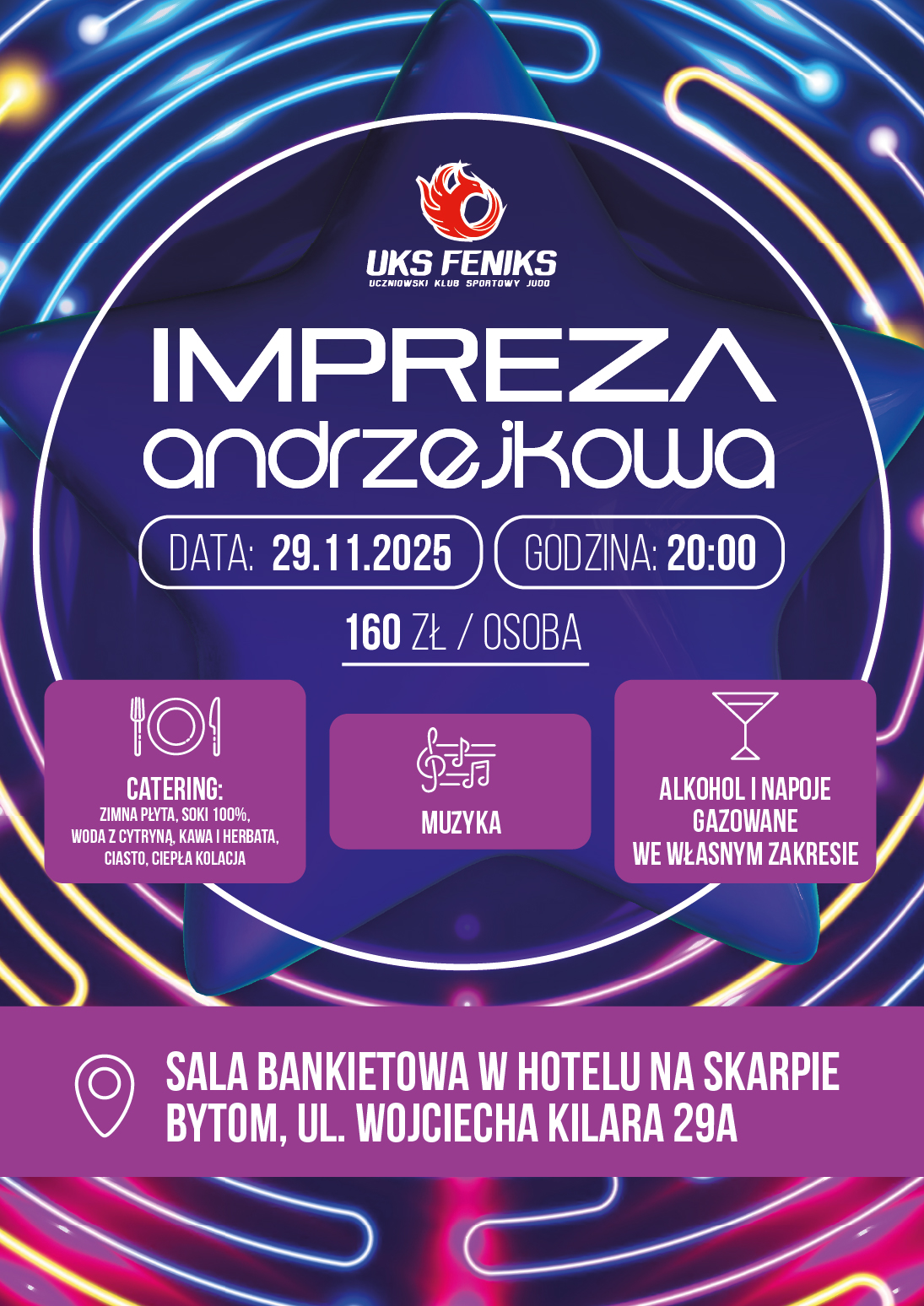 Impreza Andrzejkowa dla Rodziców UKS FENIKS BYTOM!