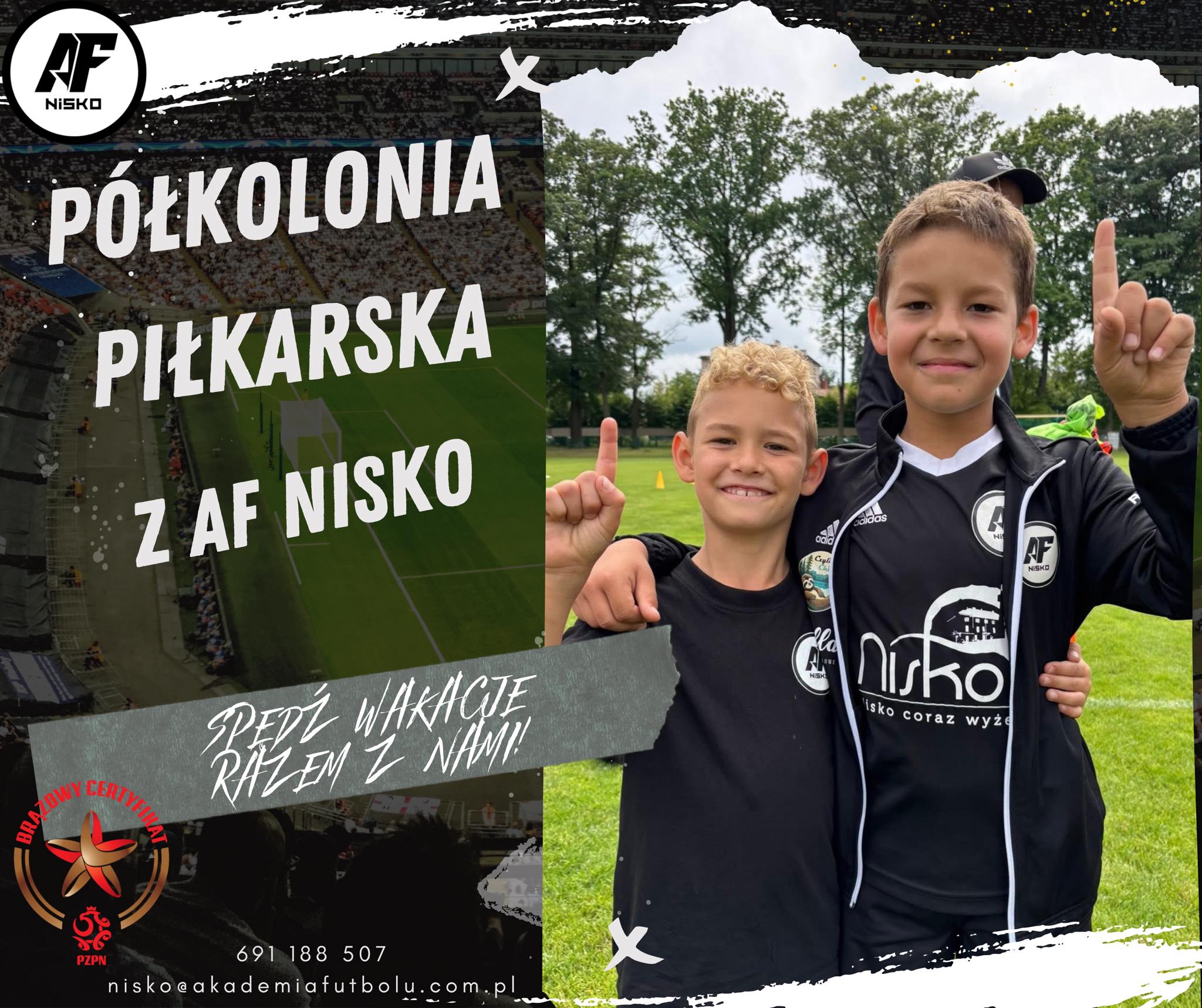PÓŁKOLONIE PIŁKARSKIE Z AKADEMIĄ FUTBOLU NISKO