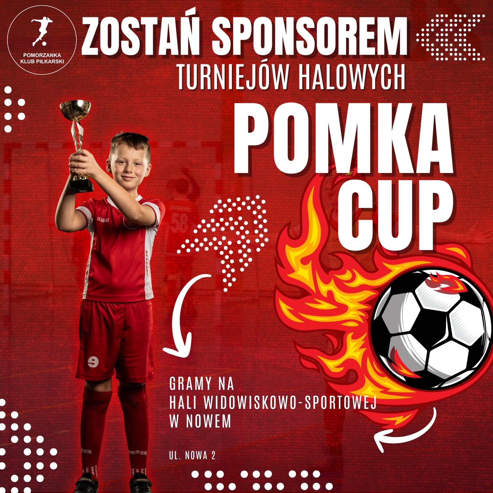 Zostań sponsorem Pomka Cup!