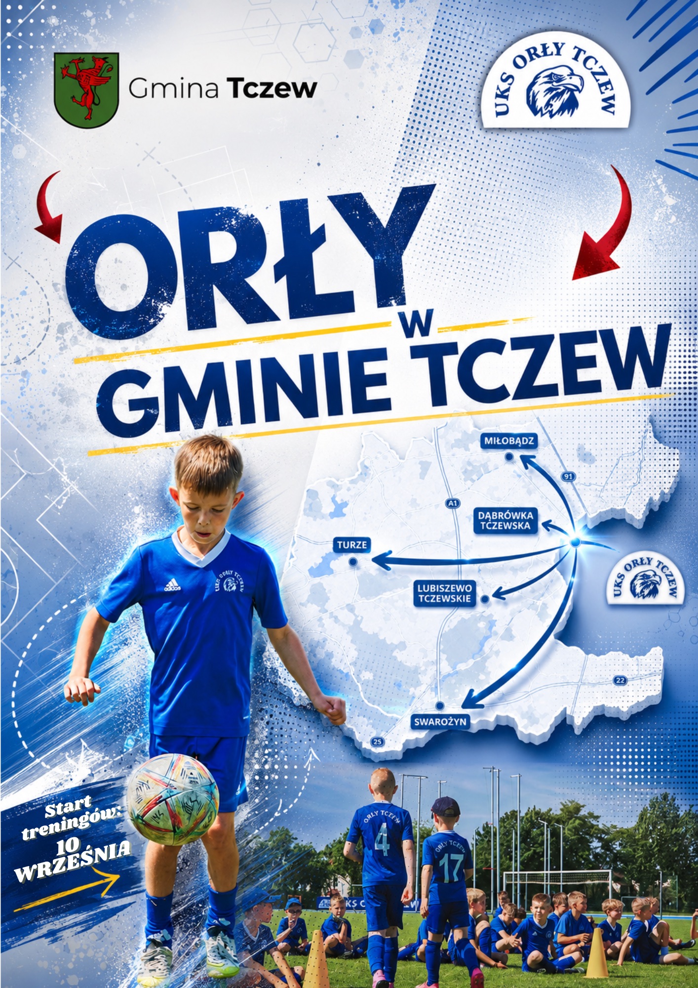 Startują ORŁY w GMINIE TCZEW