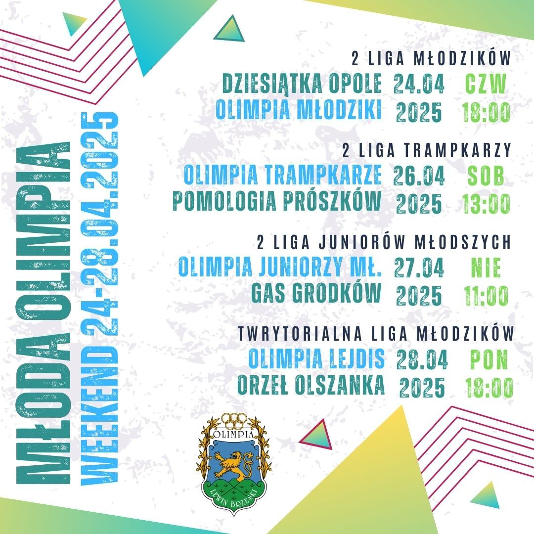MECZE MŁODEJ OLIMPII