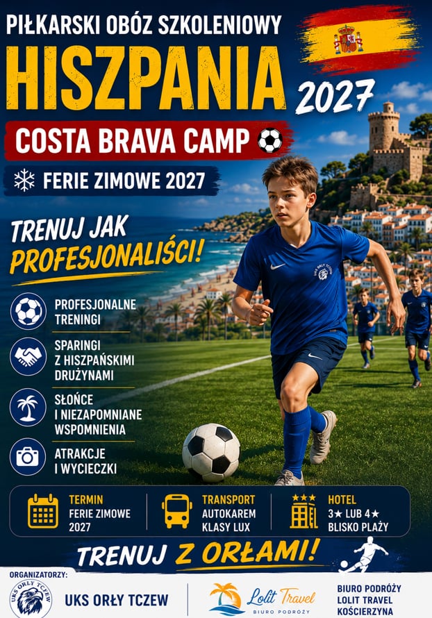 Obóz Piłkarski  w Hiszpanii - Ferie 2027