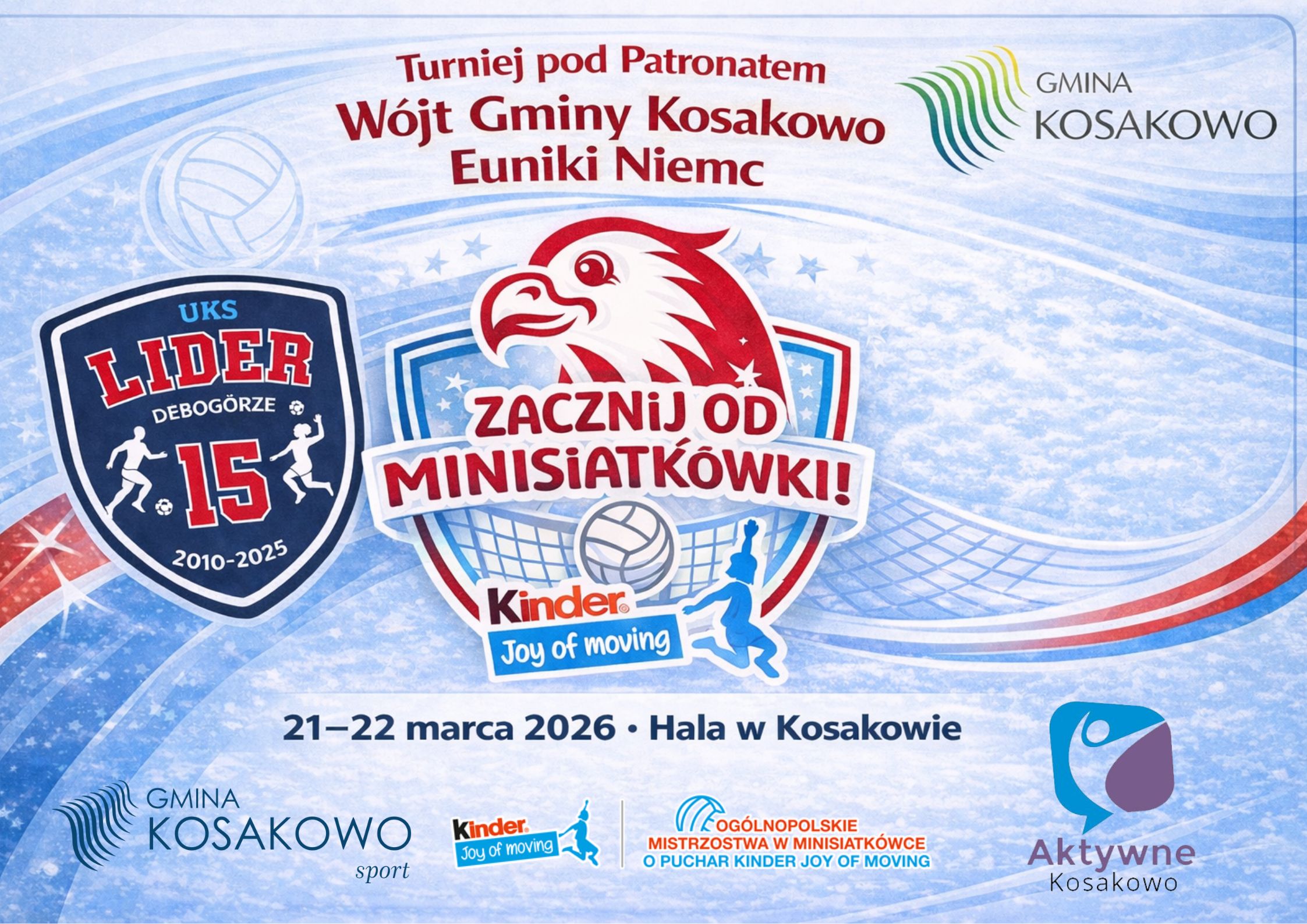III Turniej Ligowy Kinder Joy of Moving w minisiatkówce dziewcząt💪🏐