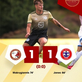 Ľubovňa Redfox FC - FK Slávia TU Košice 1:1 (0:0)