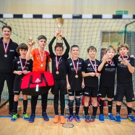 Mistrzowie Halowego Turnieju Piłki Nożnej ,,VI Turniej Bitwy Falenickiej 1939"