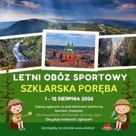 Letni Obóz Sportowy - Szklarska Poręba 2026