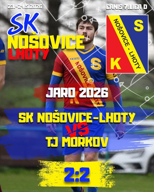SK Nošovice-Lhoty – Mořkov 2:2 ⚽