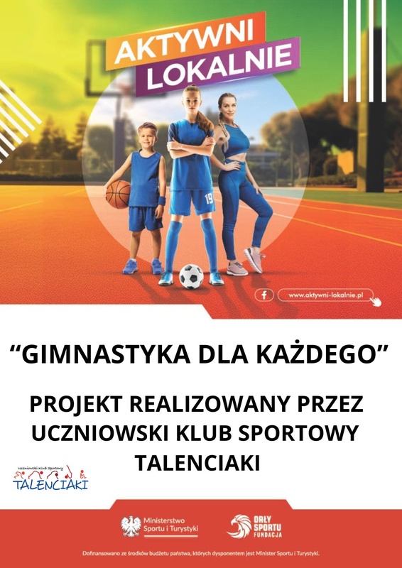 Gimnastyka dla Każdego projekt realizowany w ramach : Aktywni Lokalnie 2026