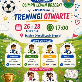 TRENINGI OTWARTE W AKADEMII OLIMPII! 💙💛