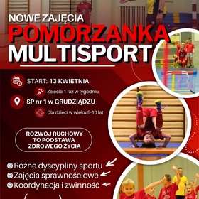 Spróbuj nowych zajęć Pomorzanka MultiSport!