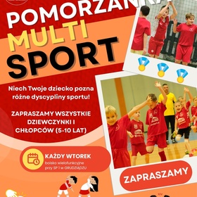 Nowe zajęcia ogólnorozwojowe – Pomorzanka MULTISPORT!