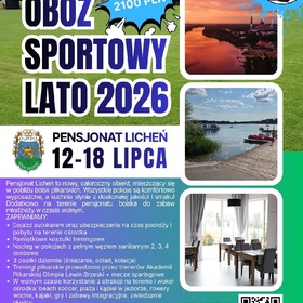 ⚽️ OBÓZ SPORTOWY Z OLIMPIĄ – LATO 2026! 🌞