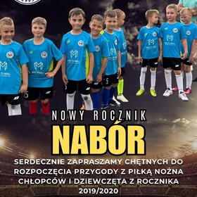 Nabór do rocznika 2019 - 2020