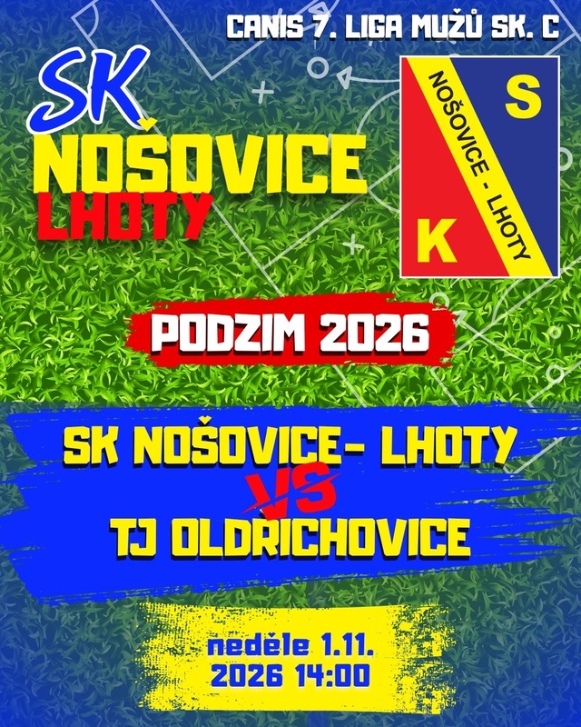 NA ZÁVĚR PODZIMU PŘIVÍTÁME LÍDRA TABULKY!
