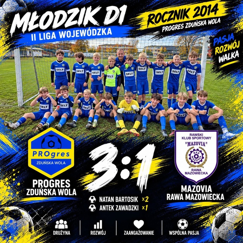 KOLEJNE ZWYCIĘSTWO ROCZNIKA 2014 I UTRZYMANIE W II LIDZE WOJEWÓDZKIEJ!