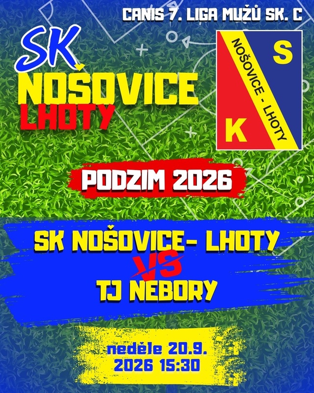 ⚽️ MUŽI SE VRACEJÍ DOMŮ! V NEDĚLI HOSTÍME NEBORY 💛💙