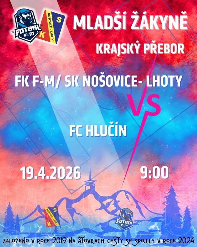 💙💛 POZVÁNKA NA UTKÁNÍ MLADŠÍCH ŽÁKYŇ ⚽