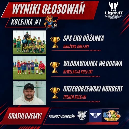 Drużyna Kolejki #1 ! 🌟 Brawo drużyna 2016-2017!
