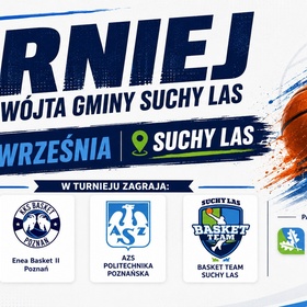 🏀 Turniej o Puchar Wójta Gminy Suchy Las już 12–13 września!