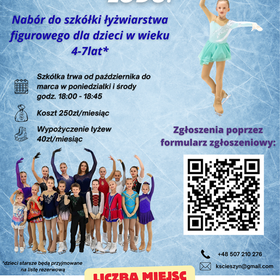 Zaprszamy do zapisów do szkółki łyżwiarstwa figurowego ⛸️
