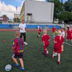 Kacper Kozłowski z wizytą u Bielików