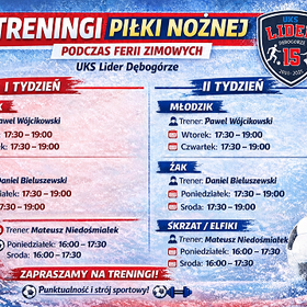 Treningi Piłkarskie podczas Ferii