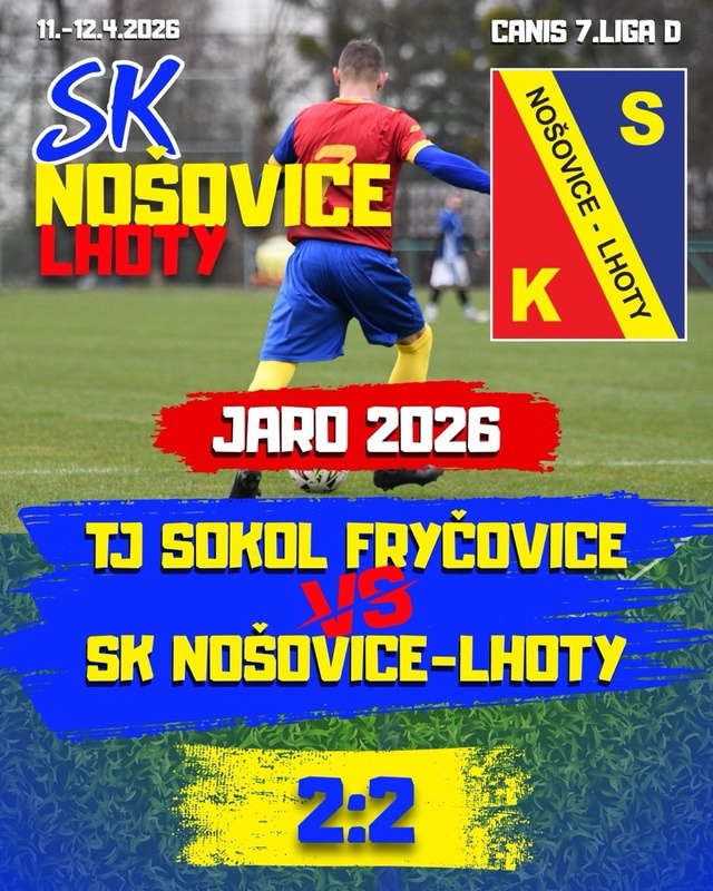 Cenný bod z Fryčovic ⚽️💪