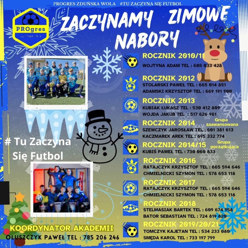 JESIENNE NABORY W AKADEMII PIŁKARSKIEJ PROGRES ZDUŃSKA WOLA!