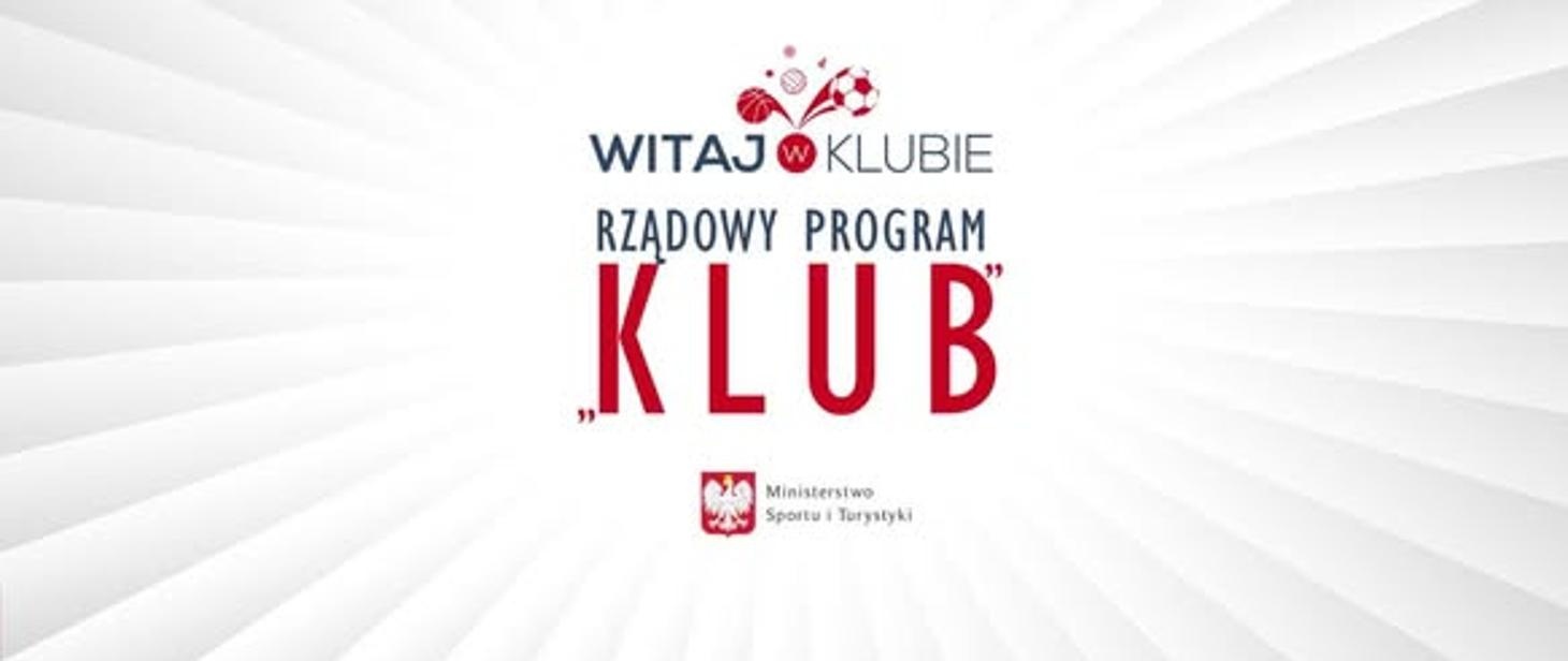 W roku 2025 nasz klub otrzymał wsparcie w ramach Programu KLUB   Ministerstwa Sportu i Turystyki