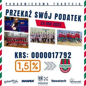 Przekaż 1,5% podatku.