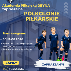 LETNIE PÓŁKOLONIE Z AP DEYNA!