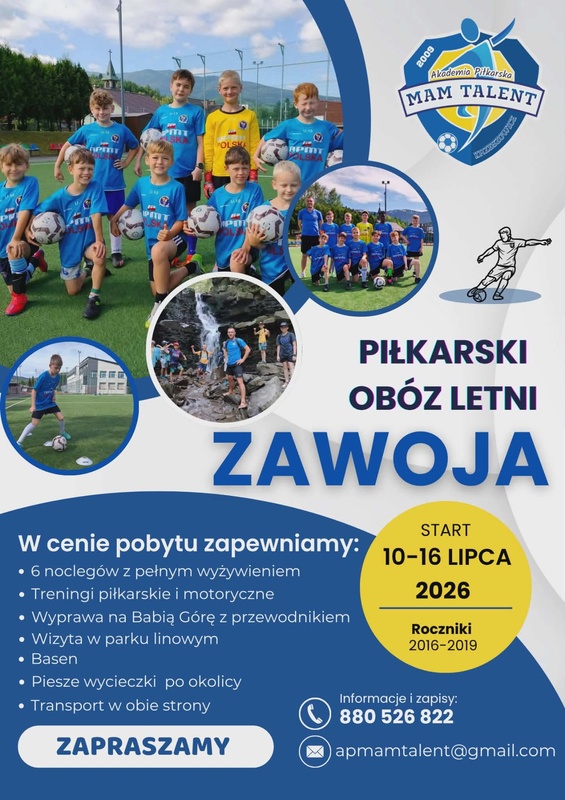 Obóz w Zawoi - coraz mniejsza liczba wolnych miejsc