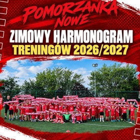 Nowe - zimowy harmonogram treningów