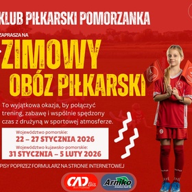 Zimowy Obóz Piłkarski Pomorzanki – Lubawa 2026
