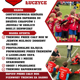 Dołacz do Szkółki Piłkarskiej - Kosynierzy Łuczyce